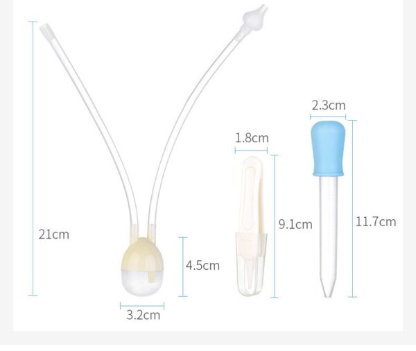 Set aspirador Nasal de seguridad 3 unids 2