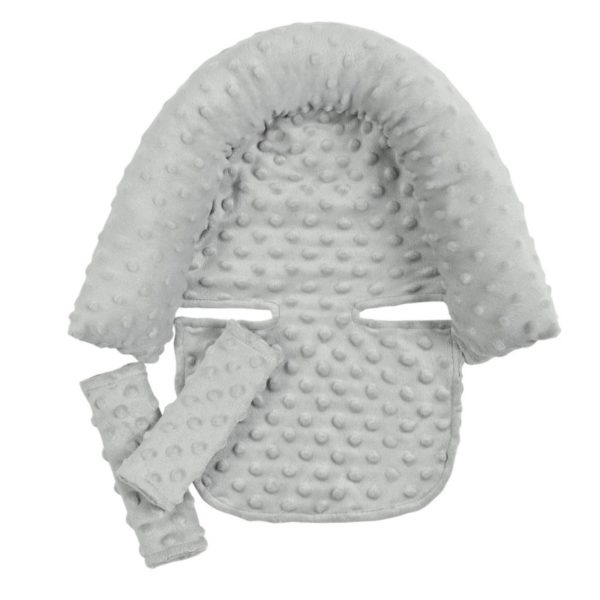 Almohada de apoyo de cabeza para dormir para bebé con cinturón de seguridad para asiento de bebé 5