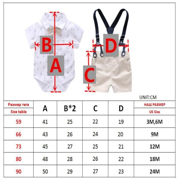 Traje para bebé recién nacido 6