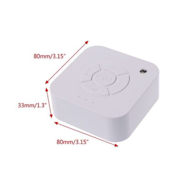 White Noise Machine USB Rechargeable Timed Shutdown Sleep Sound Machine For Sleeping & Relaxation For Baby Adult Office Travel 6