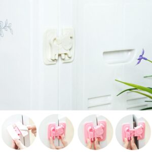 1pcs Cartoon Dog Plastic Safe Refrigerator Lock Adhesive-Self Cupboards Cabinets Drawer Lock Kids Protection 2