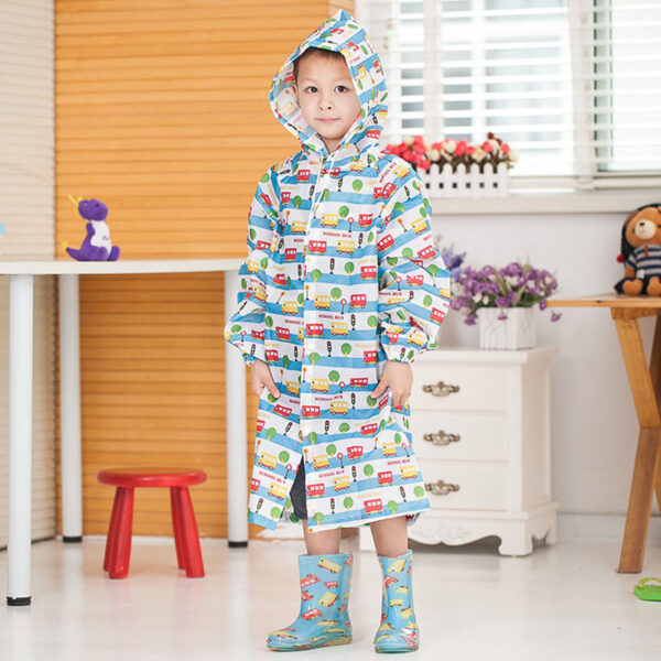 Impermeable para niños, Impermeable con capucha 4