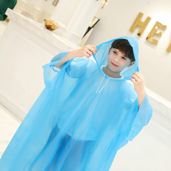 Impermeable para niños y bebés, impermeable, divertido, Poncho 6