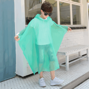 Impermeable para niños y bebés, impermeable, divertido, Poncho 1