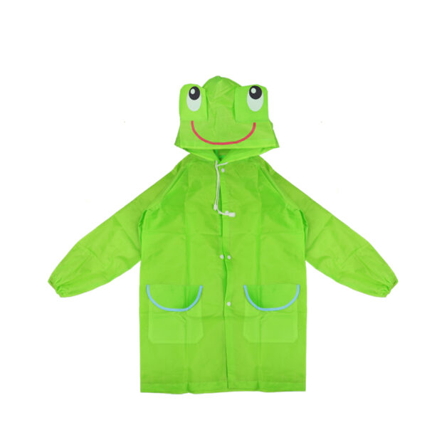 Impermeable estilo Animal de dibujos animados para niños y bebés 5