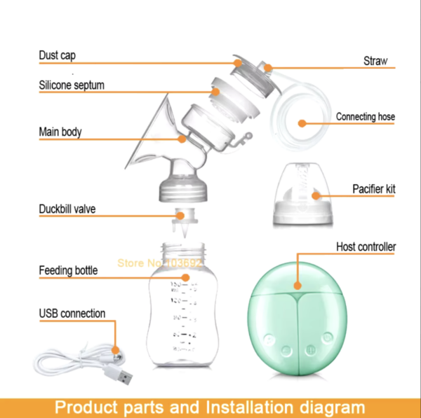 Extractor de leche materna eléctrico doble - Imagen 7